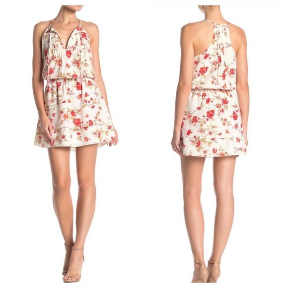 JOIE plated Floral Dress - Picture 2 of 4